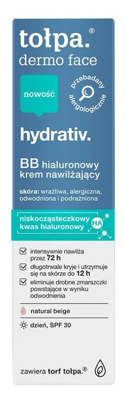 

Tołpa Dermo Face Hydrativ BB SPF30 ВВ крем для лица, 40 ml