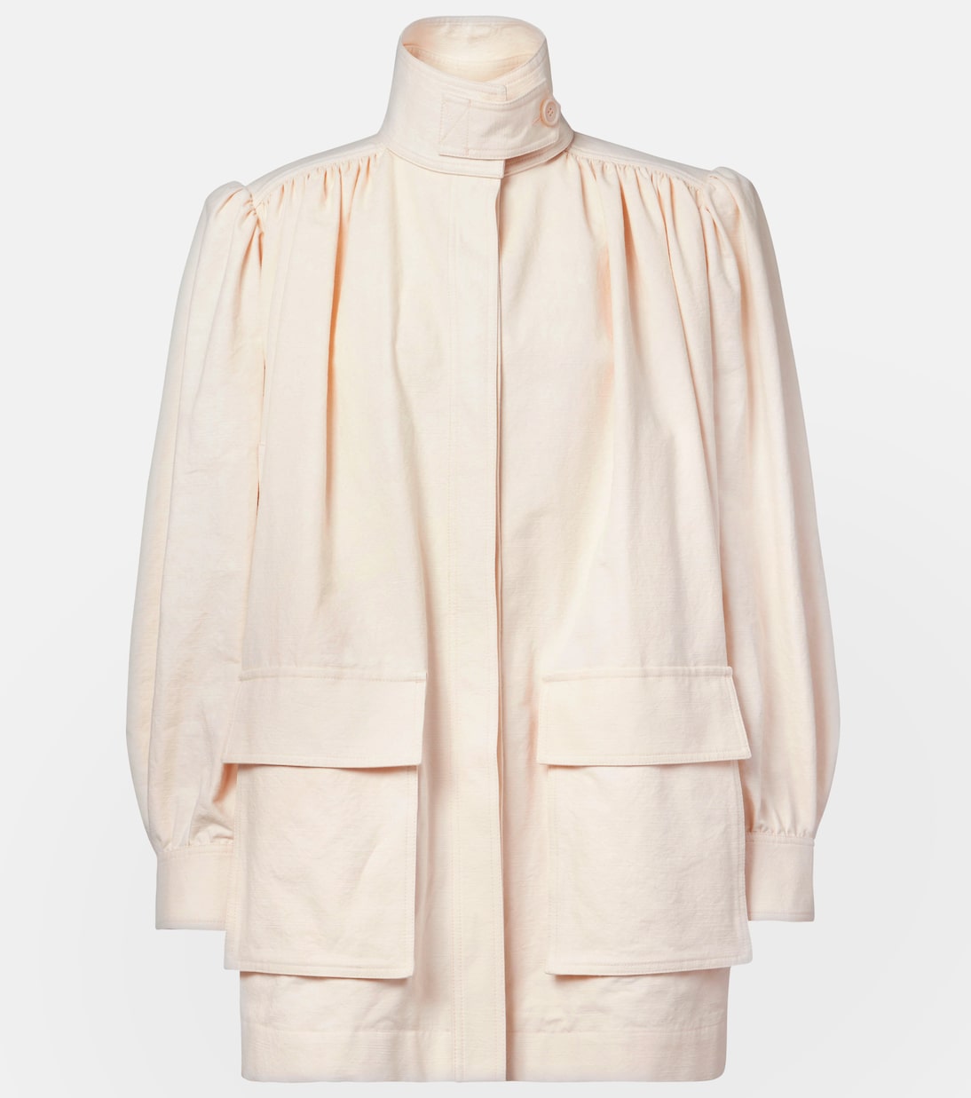 

Куртка из собранного хлопкового полотна Chloé, Tender Pink