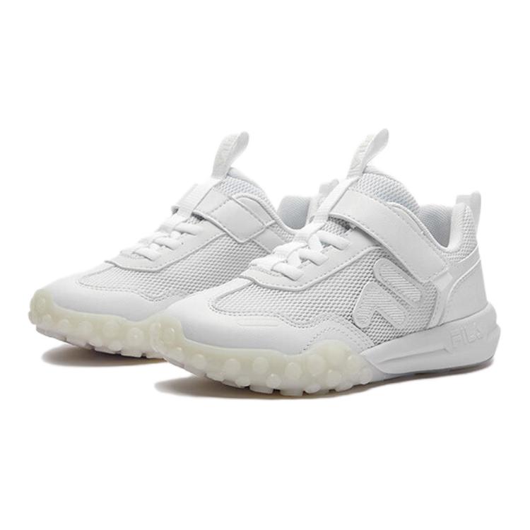 FILA KIDS Heritage-FHT нескользящие износостойкие низкие детские беговые кроссовки white kids' — фото 4