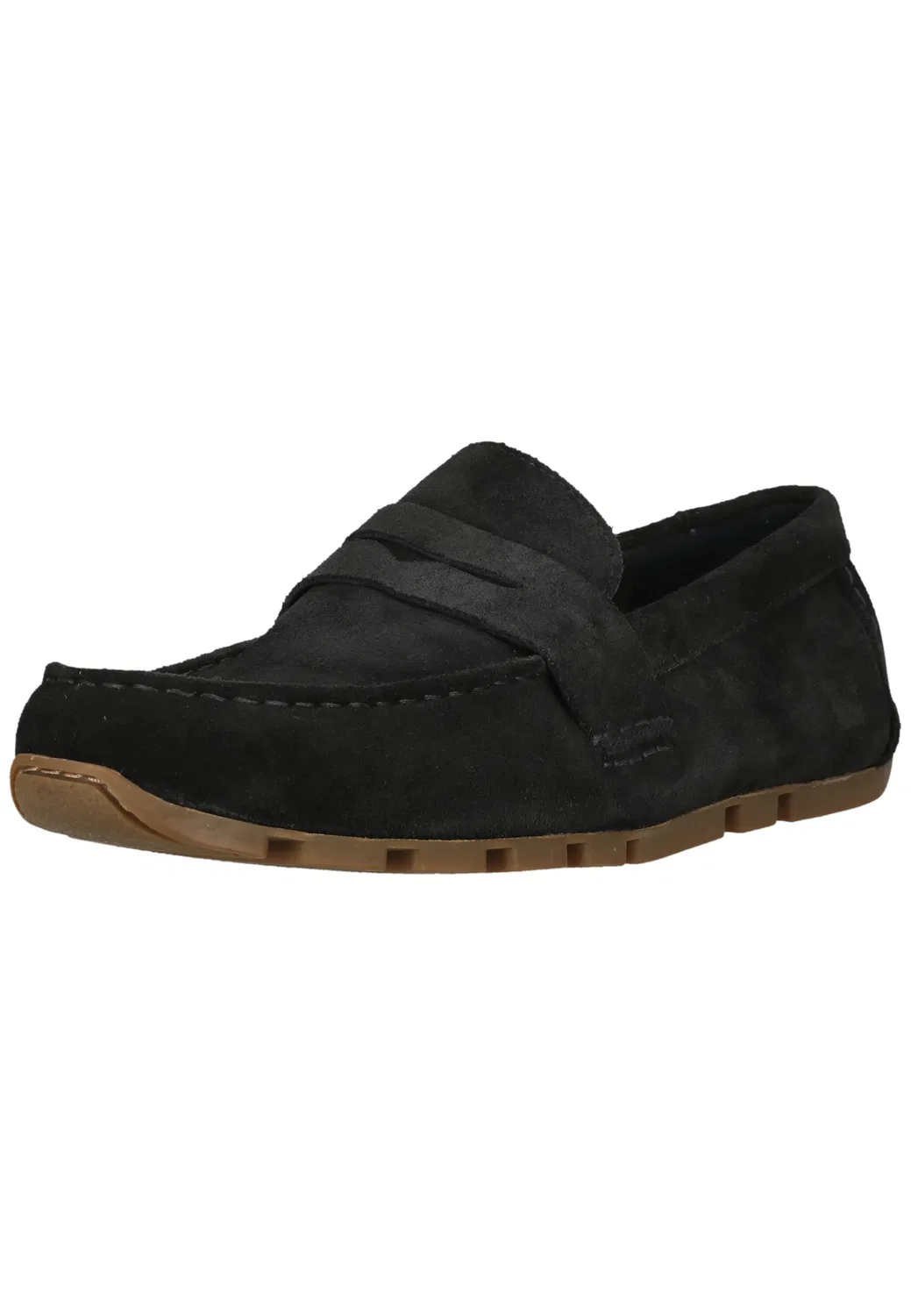 Кроссовки низкие на гибкой подошве Clarks, 2250 navy suede — фото 2