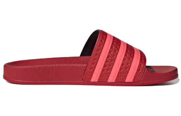 Тапочки (WMNS) adidas Adilette Slide 'Scarlet', красный — фото 3