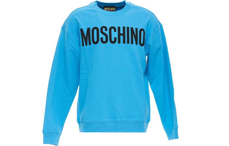 

Свитер мужской синий MOSCHINO