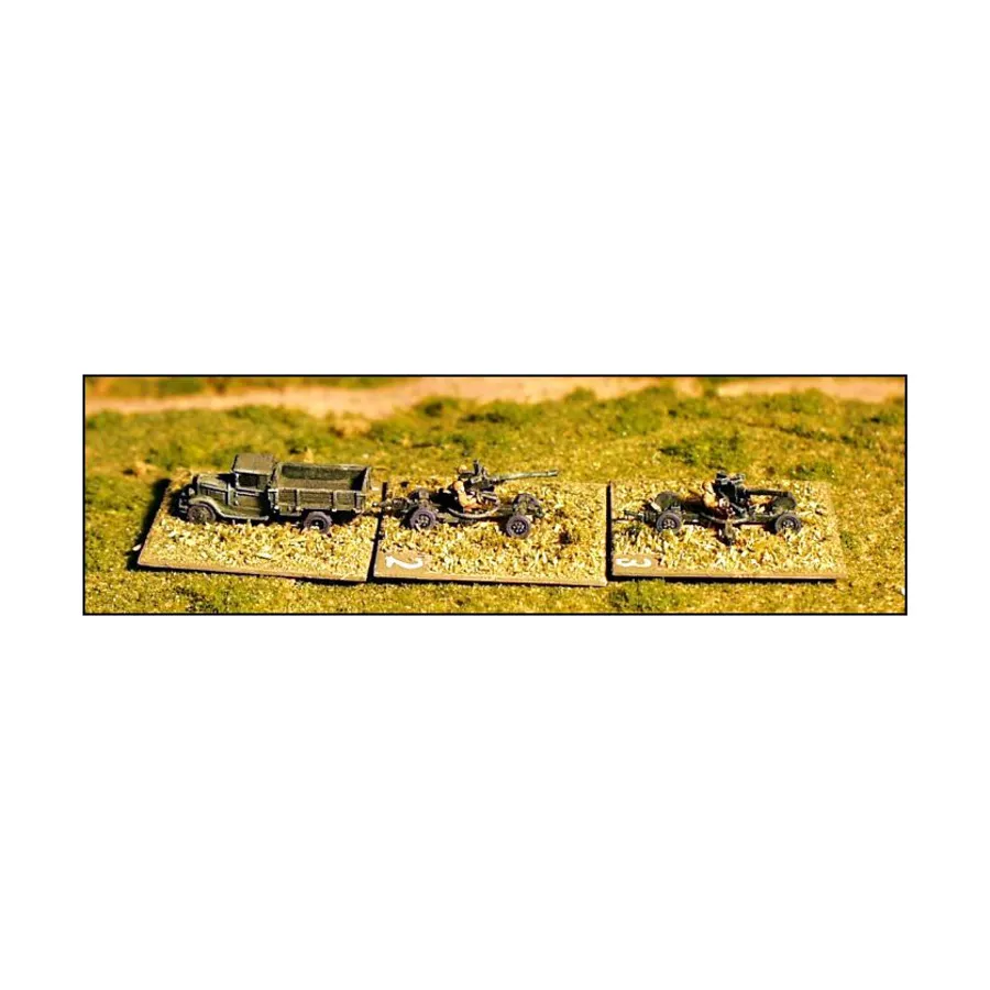 

37-мм зенитные пушки образца 1939 года, WWII Micro Armour - Russia - Rockets, and AA Guns (1:285)