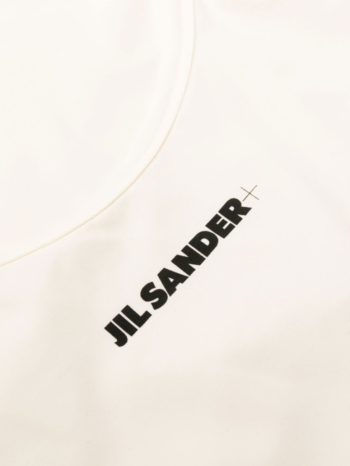 Слитный купальник Jil Sander с глубоким вырезом на спине и принтом логотипа, нейтральный — фото 3