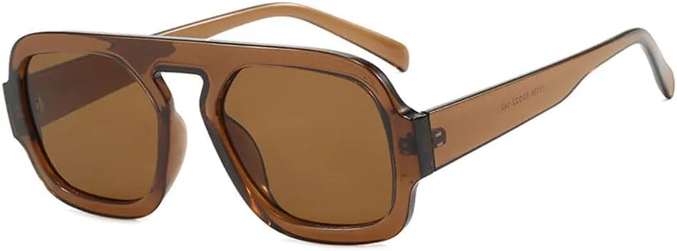 

Винтажные солнцезащитные очки для женщин, популярные солнцезащитные очки большого размера для мужчин, очки для активного отдыха, повседневные MTZJH, Double Tea