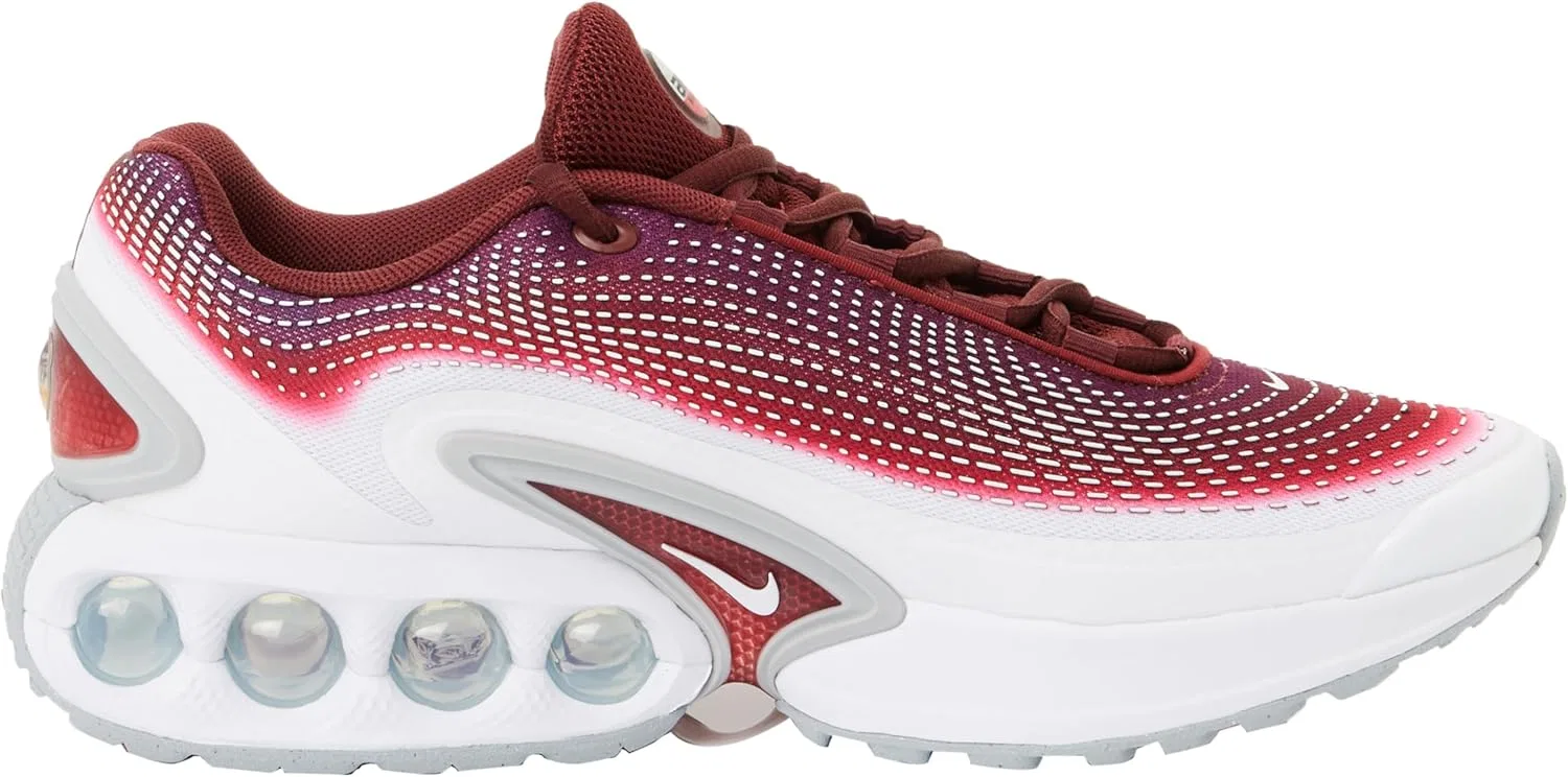 Кроссовки Nike Air Max DN SE Laser, Dark Team Red White Wolf Grey — фото 4