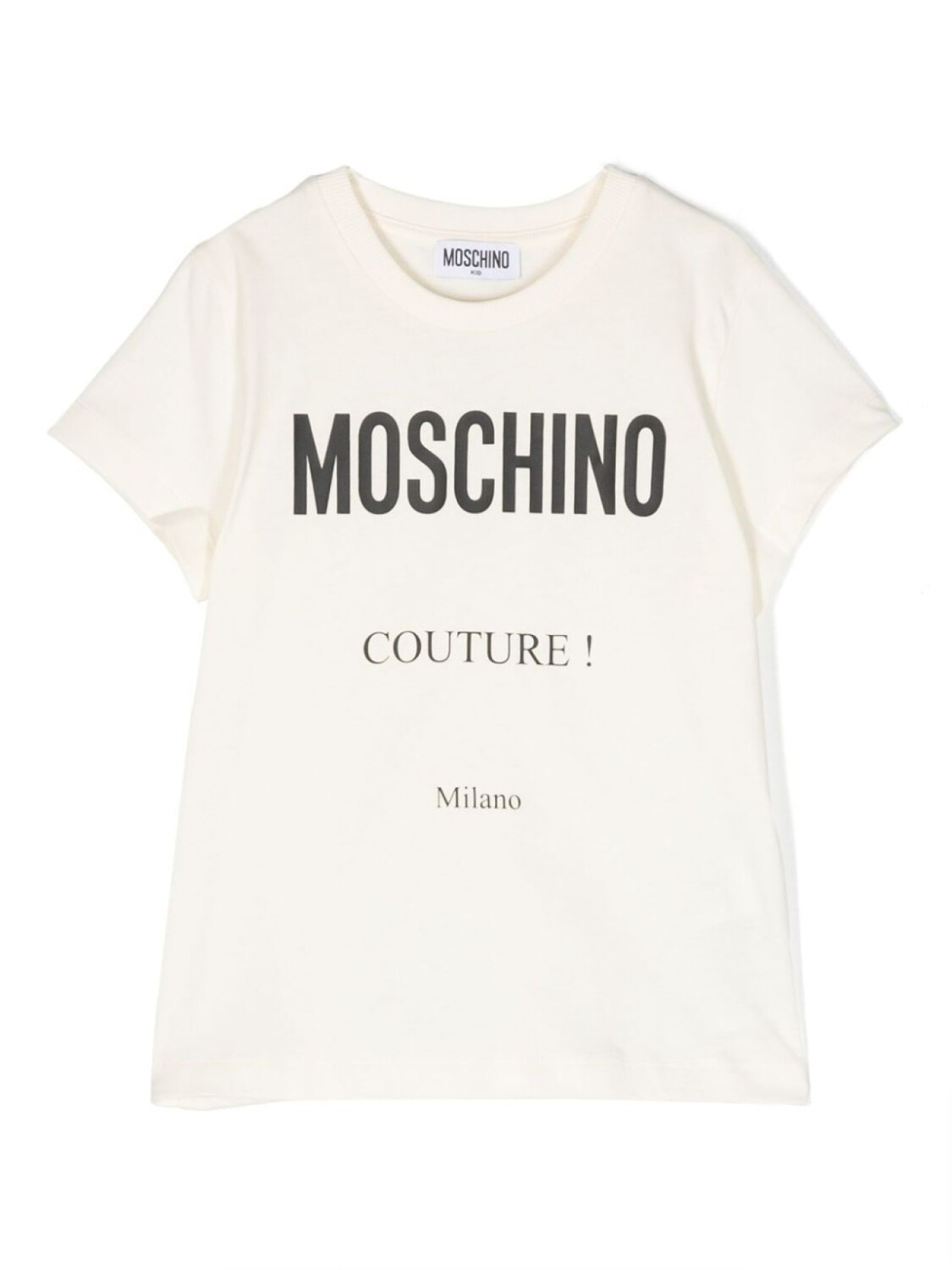 

Moschino Kids футболка с логотипом, серый