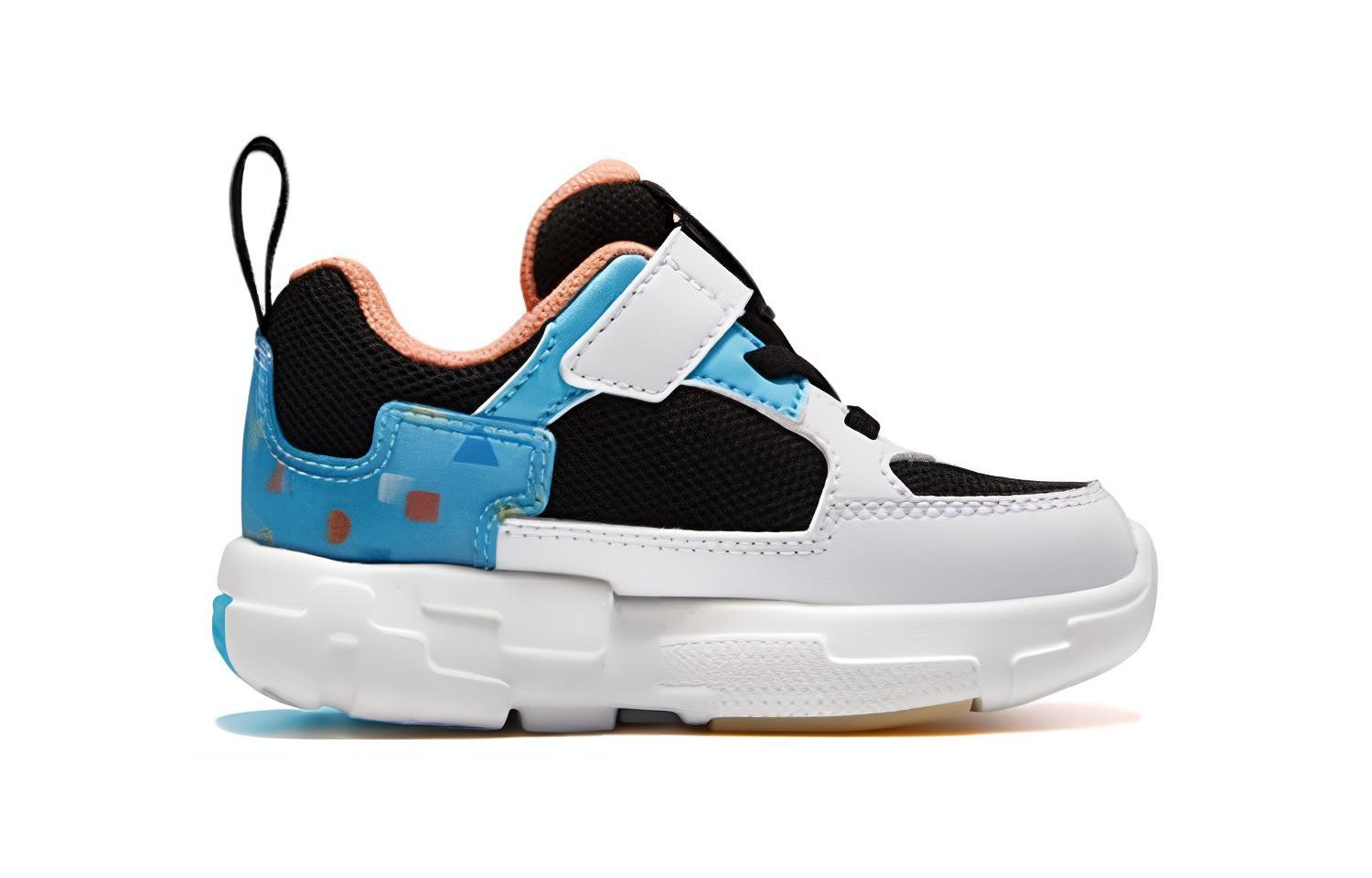 FILA KIDS Износостойкие низкие детские туфли синего, оранжевого и белого цвета для младенцев и малышей — фото 2
