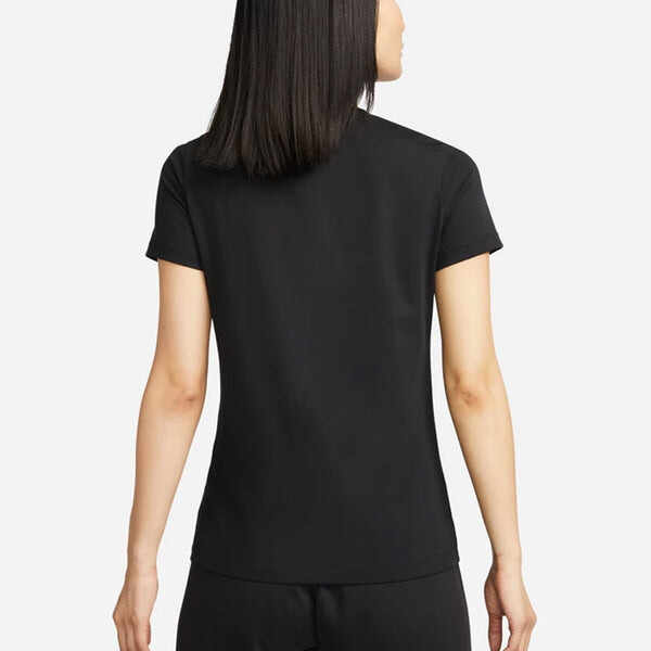Футболка (WMNS) Nike Sportswear Essentials Logo T-Shirt 'Black', черный — фото 3