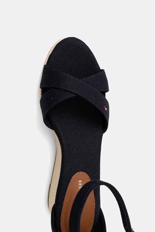 Сандалии Flag Criss-Cros Mid Wedge Espad Tommy Hilfiger, темно-синий — фото 4