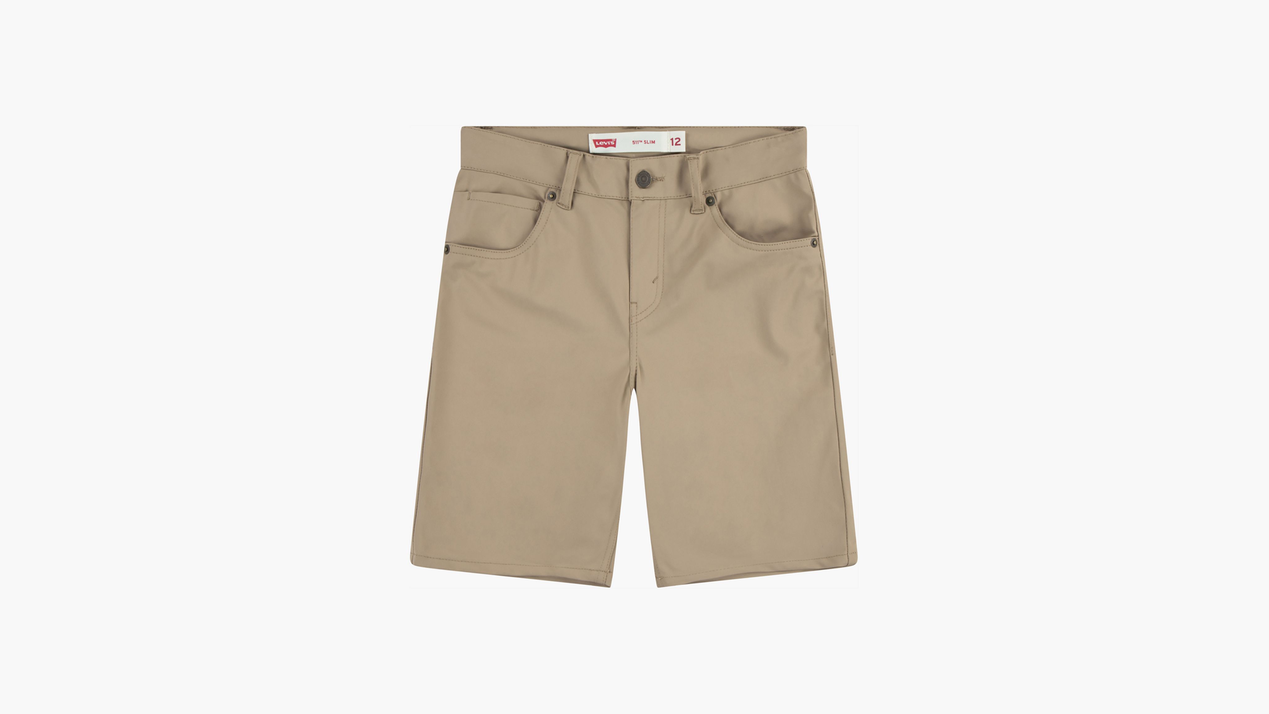 

511 Узкие Tech шорты Большие мальчики 8-20 Levi's, цвет Harvest Gold - Tan