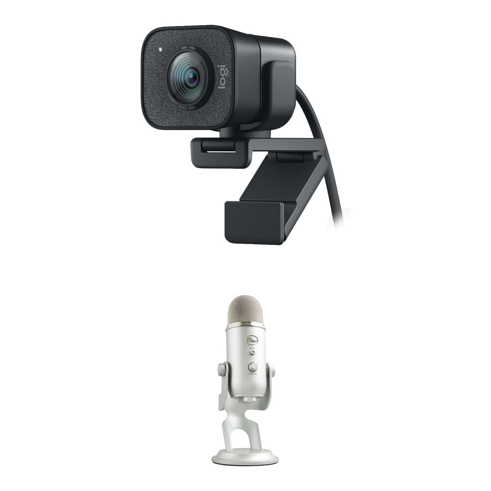 

Веб-камера Logitech StreamCam & Blue Yeti USB Microphone Video Streaming