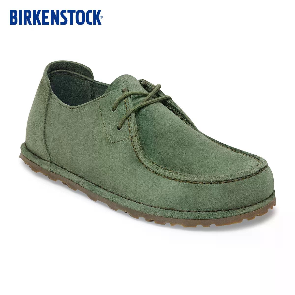 Мужская повседневная обувь, мужские низкие кеды Birkenstock, moss зеленый narrow 1030067 — фото 3
