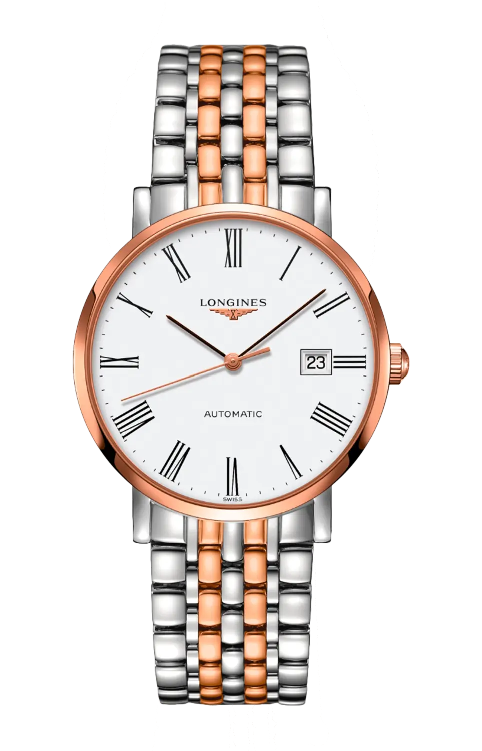 

Часы Longines Elegant collection с розовым золотом 39 мм