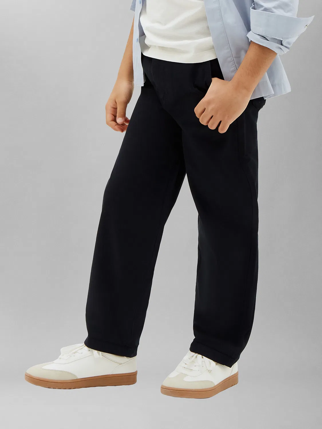 Джинсы Calvin Klein Jeans свободного кроя, черные — фото 2