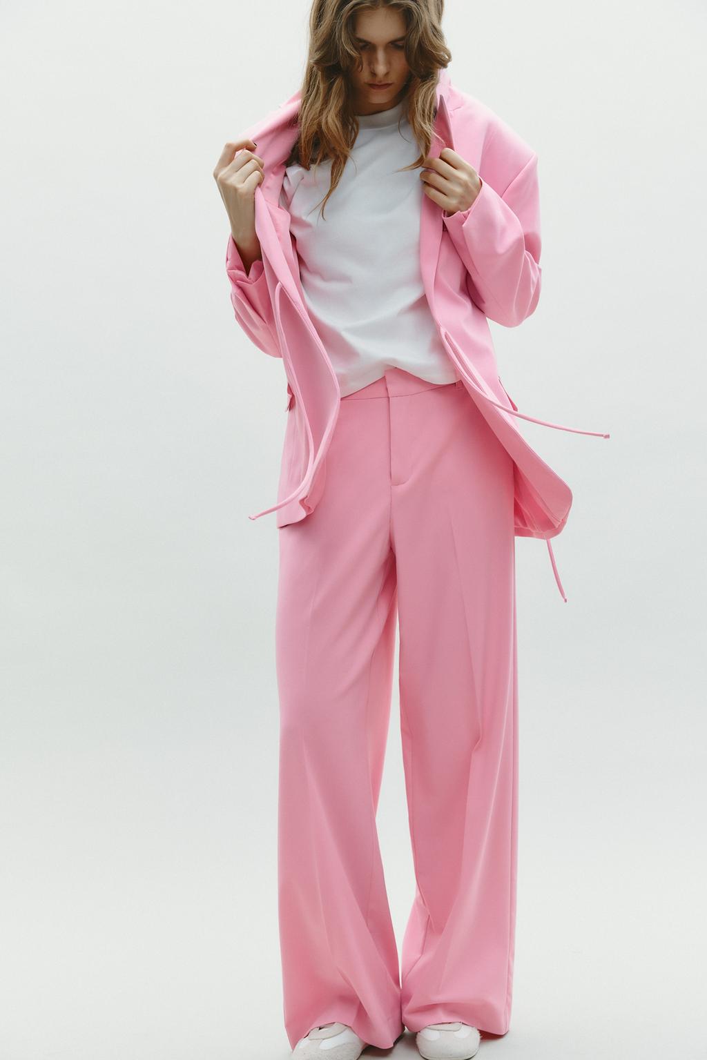 

Брюки ZARA, розовый