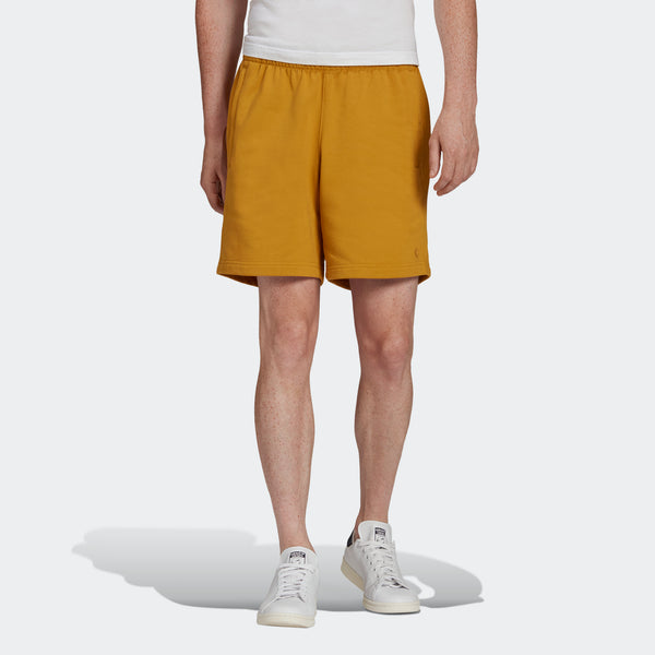 Шорты originals c short ft solid color lacing sports shorts gold color Adidas, золотой — фото 2
