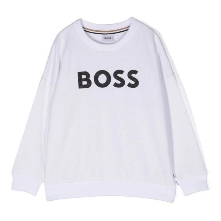 

Hugo Boss Мальчики Классический логотип Свитшот, белый