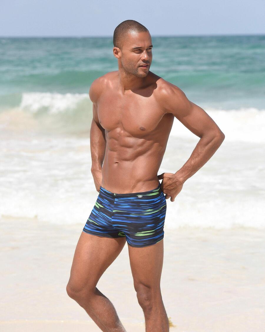 

Мужские боксеры-шорты для плавания Kangaroos с полосатым рисунком