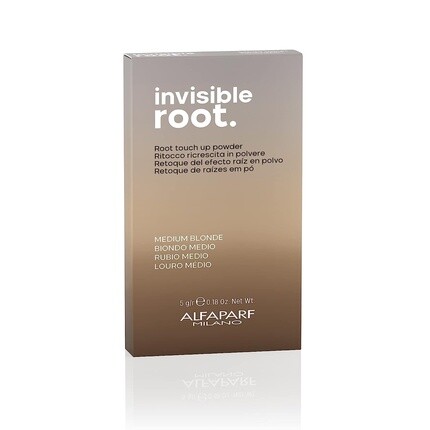 

Alfaparf Milano Invisible Root Touch Up Powder Средне-русый временный цвет волос 0,18 унции 5 г