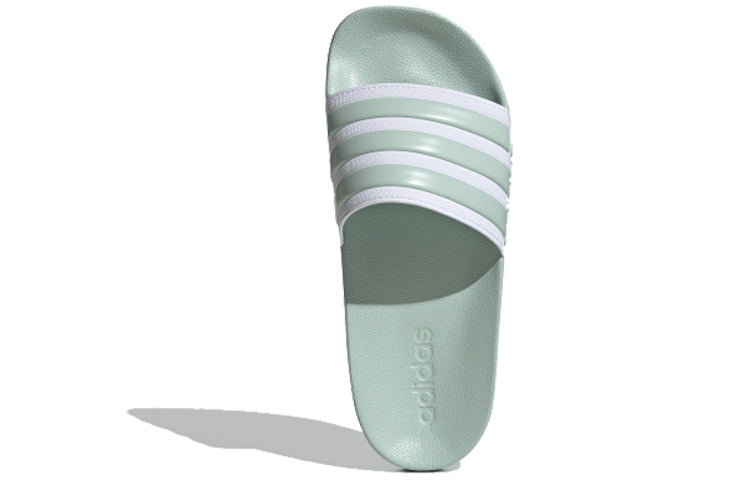 Слипоны (WMNS) adidas neo Adilette Shower 'Green' EG1885, зеленый — фото 2