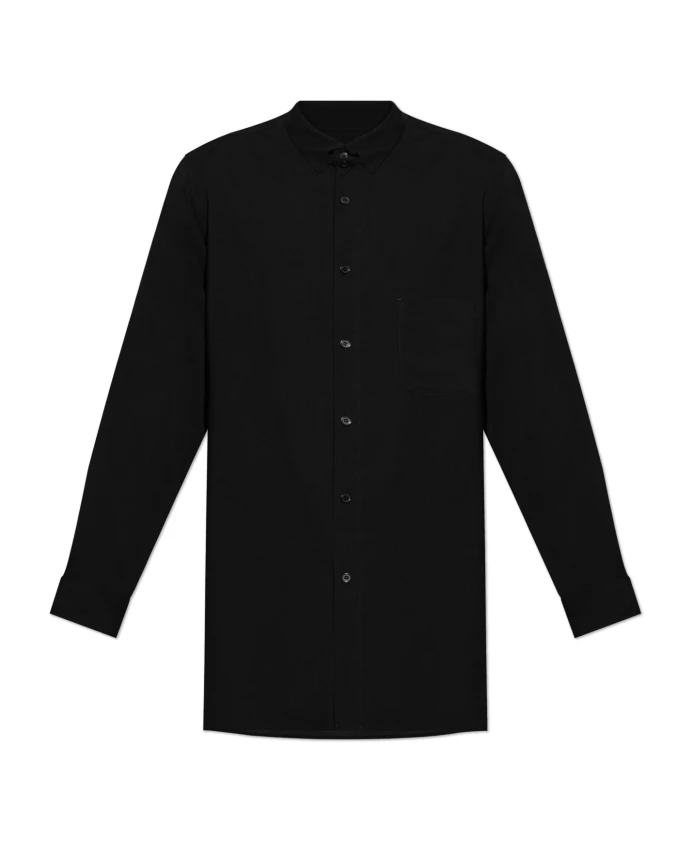 

Рубашка с карманом Yohji Yamamoto, серый