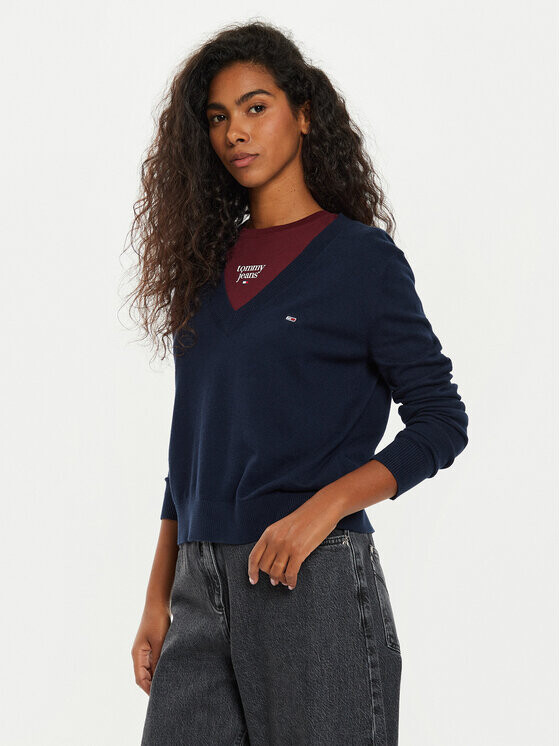 

Свитер обычного кроя Tommy Jeans, синий
