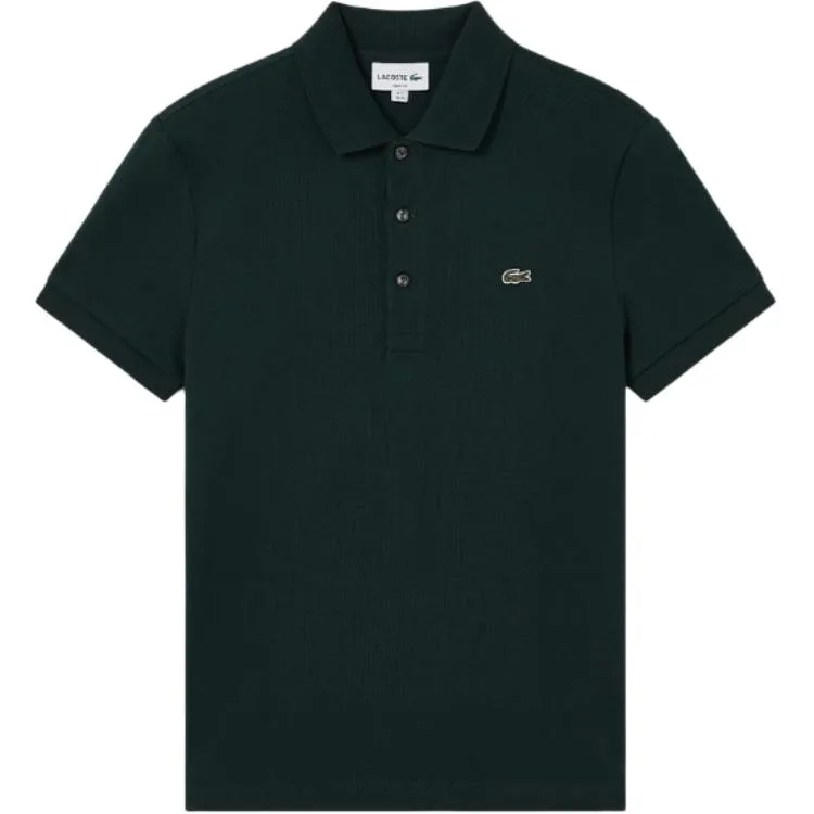 Поло с вышитым логотипом LACOSTE, yzp/темно-pine зеленый