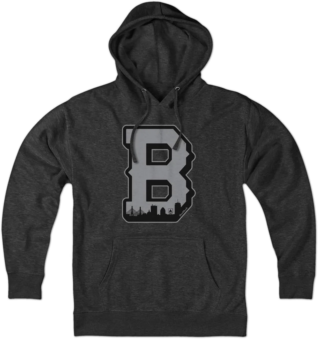 

Chowdaheadz Big Block B Boston Blackout худи — унисекс пуловер из мягкого хлопкового микса