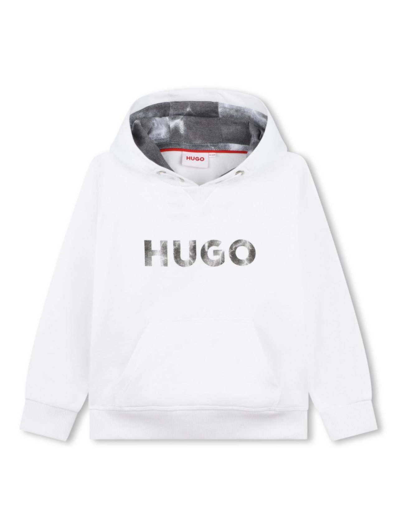 

HUGO KIDS худи с логотипом, белый