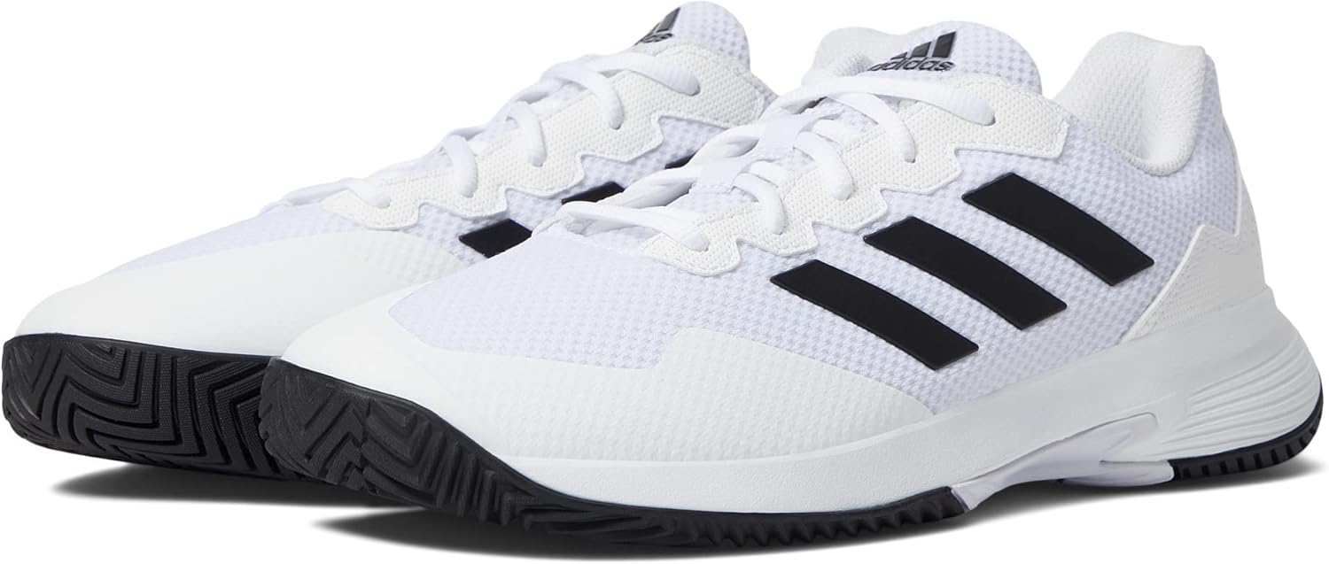 Теннисные кроссовки Adidas Gamecourt, белый/черный — фото 2