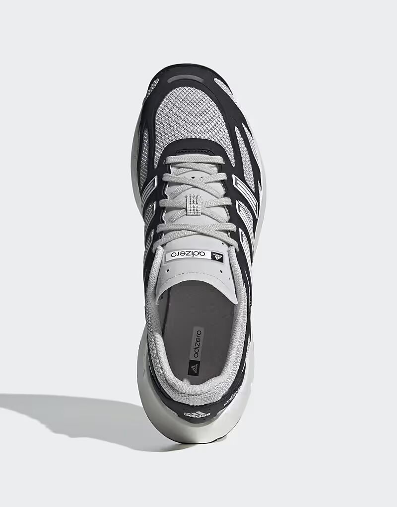 Кроссовки Adidas Originals Adizero aruku в черном/белом/сером цветах — фото 2