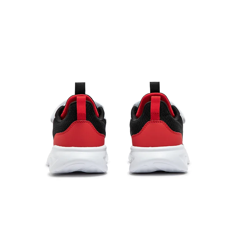 Удобные дышащие кроссовки Low Top с амортизацией и устойчивостью к истиранию XTEP, черный xtep белый/transcend красный — фото 3