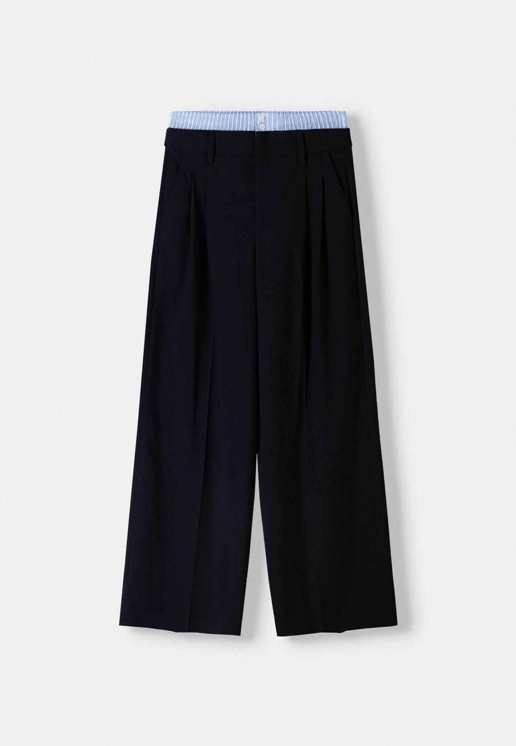 

Брюки TAILORED Bershka, черный деним
