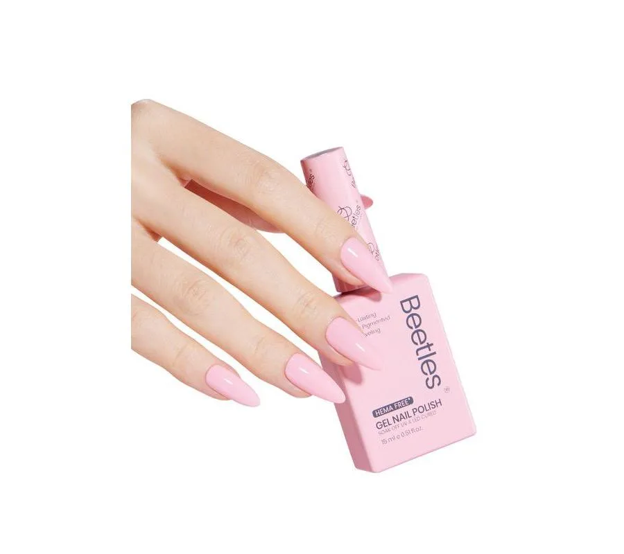Набор гель-лаков для ногтей Romantic Blush, 6 цветов Beetles, nude розовый — фото 3
