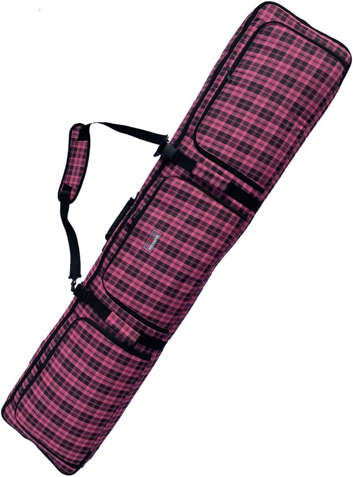 

Сумка для сноуборда UNISTRENGH для авиаперелетов - полностью мягкая, водонепроницаемая, прочная, многосекционная сумка для лыж и сноуборда, Pink, Розовый, Сумка для сноуборда UNISTRENGH для авиаперелетов - полностью мягкая, водонепроницаемая, прочная, мно