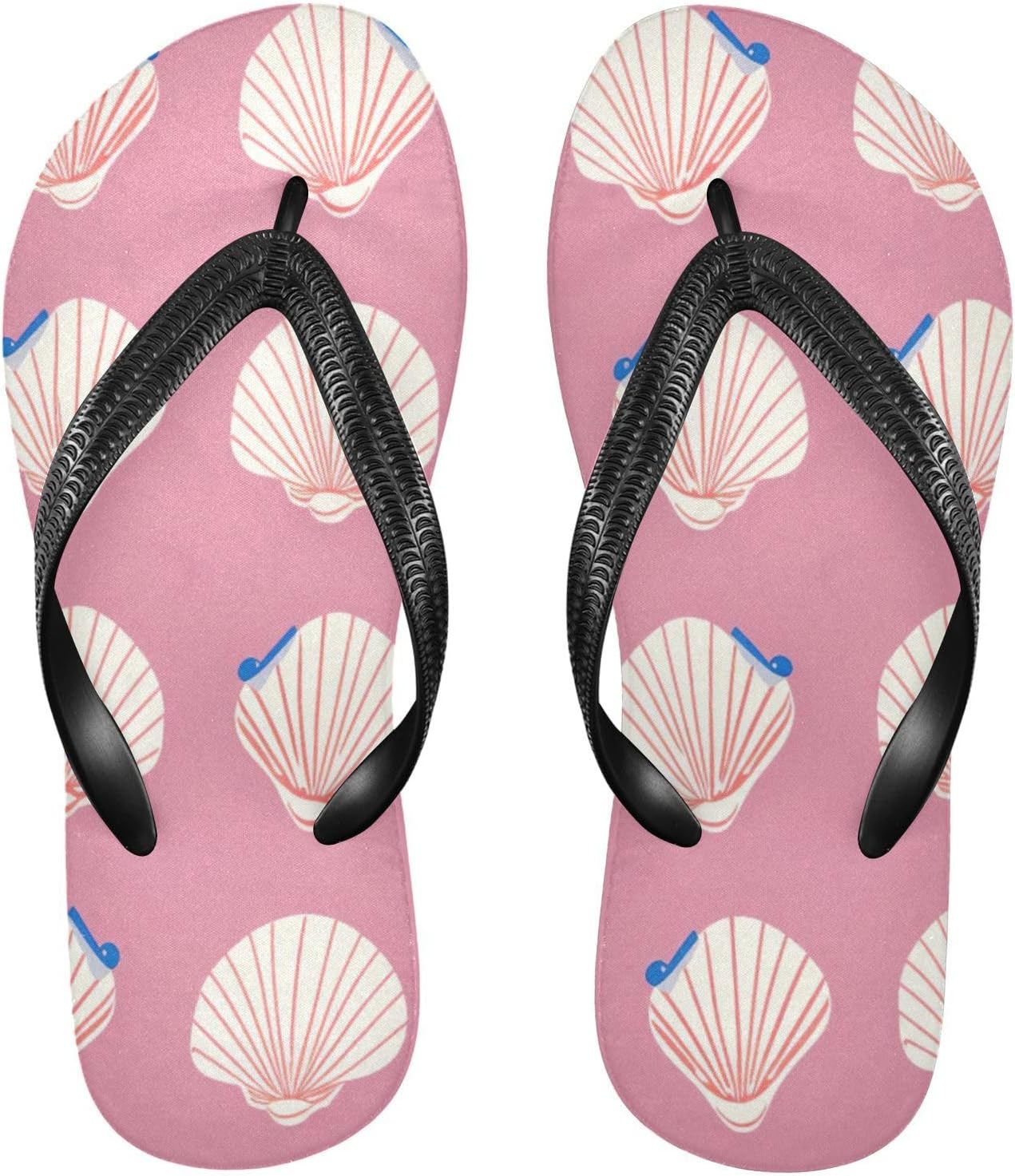 

Мужские и женские шлепанцы Nander Seashells, пляжные шлепанцы для душа и пляжа