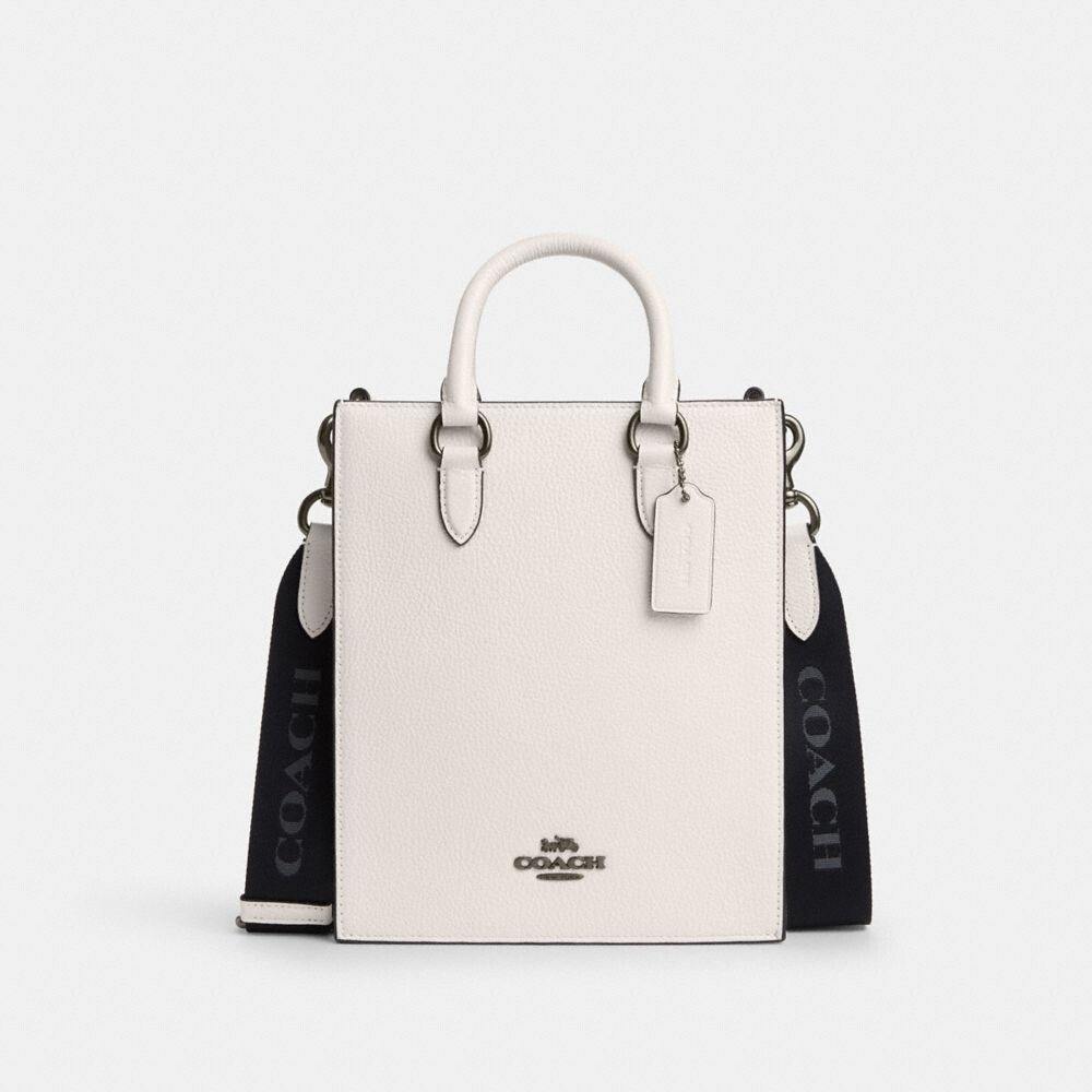 

Сумка кросс-боди COACH Dylan Tote, цвет Gunmetal/Chalk