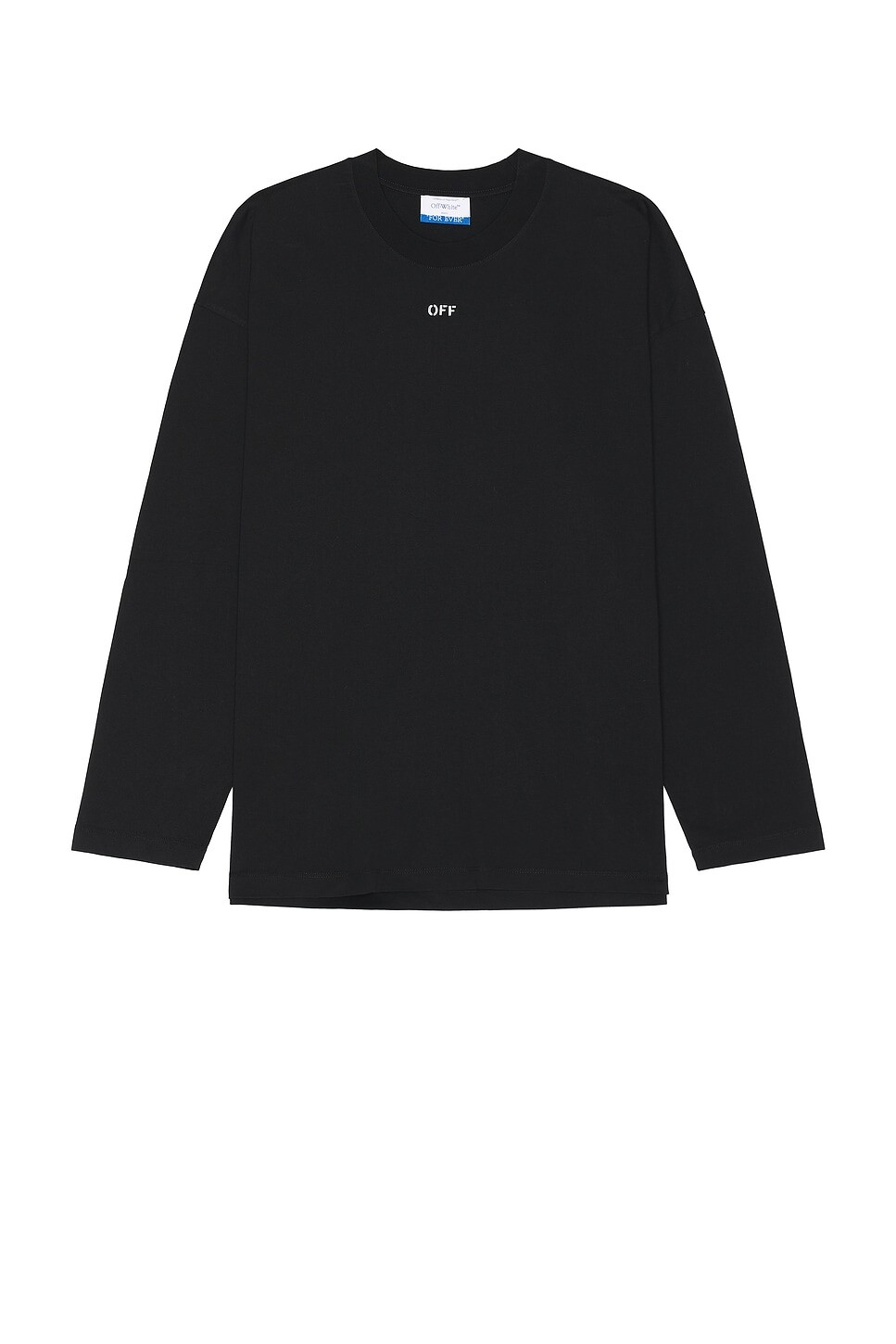 

Широкая футболка с длинными рукавами Stamp Off-White, черный