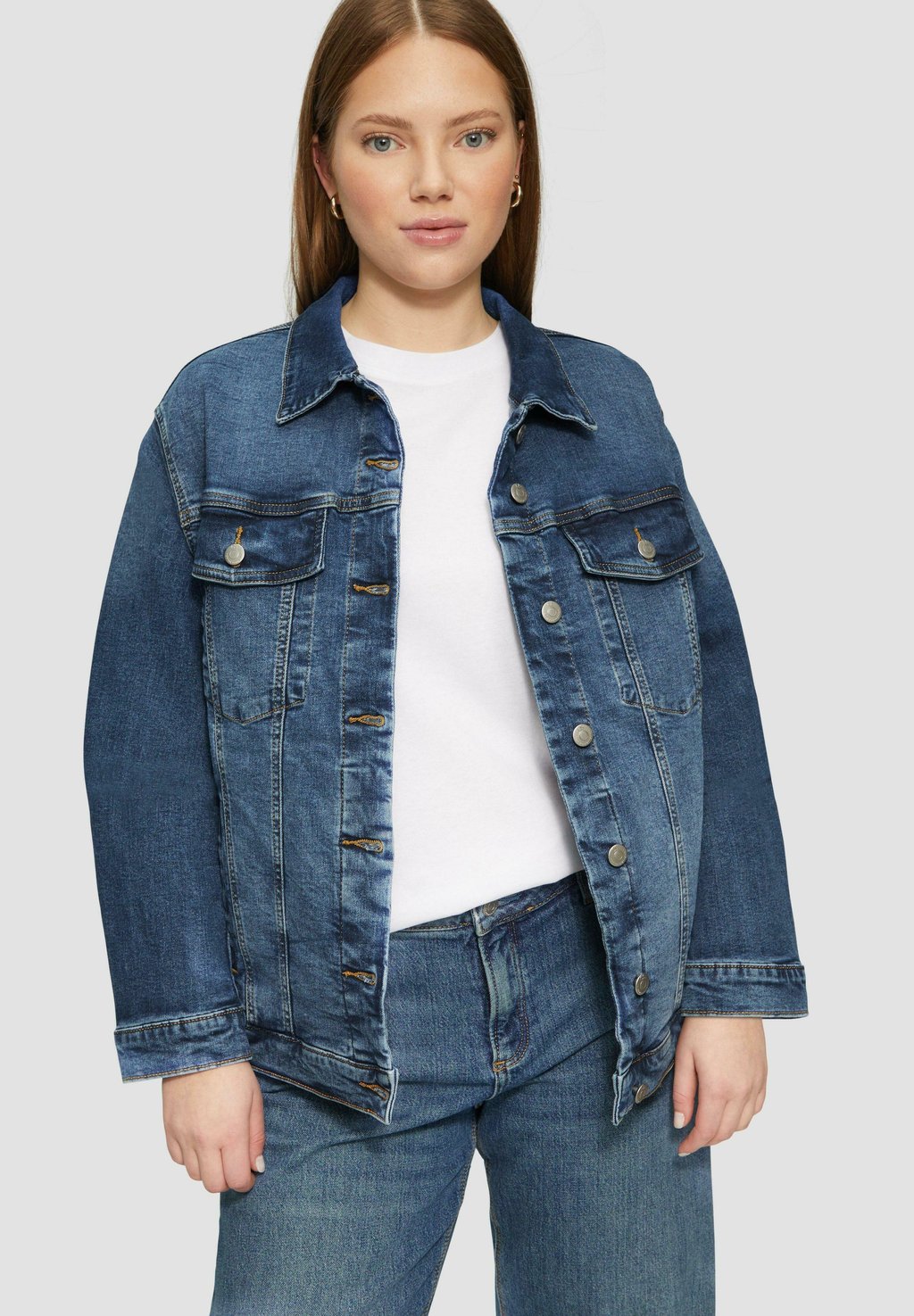 

Джинсовая куртка INDOOR QS, цвет Blau