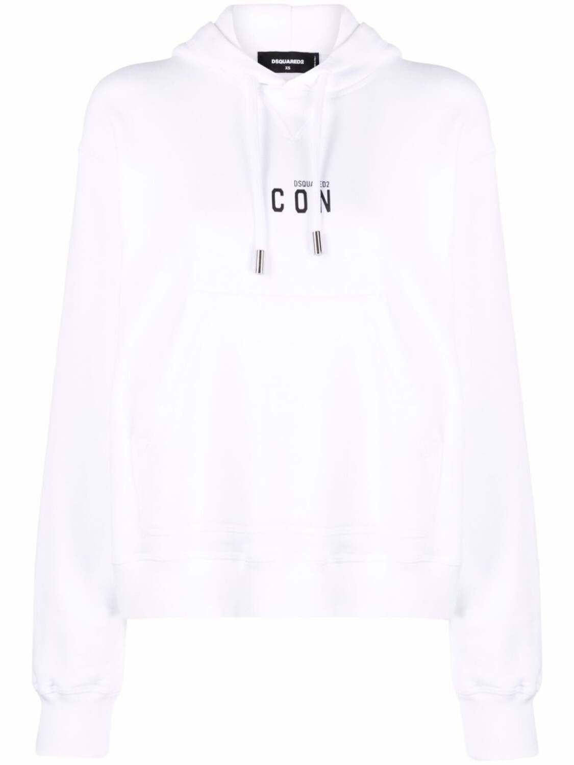 

DSQUARED2 худи с логотипом, белый