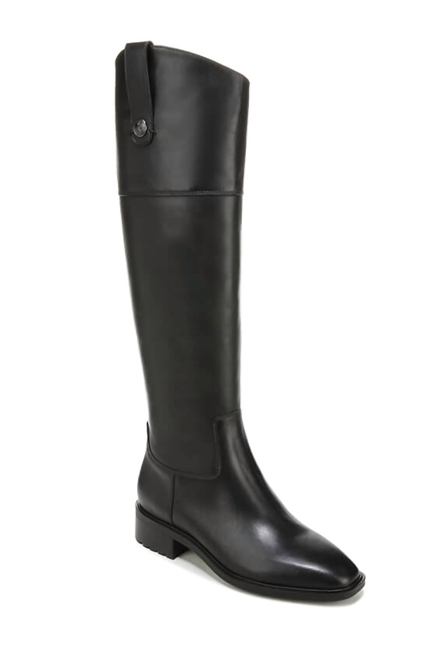 Женские сапоги Drina Wide для верховой езды в черном цвете Sam Edelman