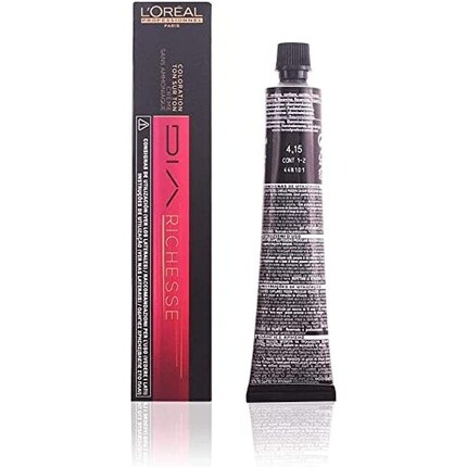 

L'Oréal Diarichesse Стойкая краска для волос 4.15 Шоколад 50мл L'Oréal Paris, Серый, L'Oréal Diarichesse Стойкая краска для волос 4.15 Шоколад 50мл L'Oréal Paris