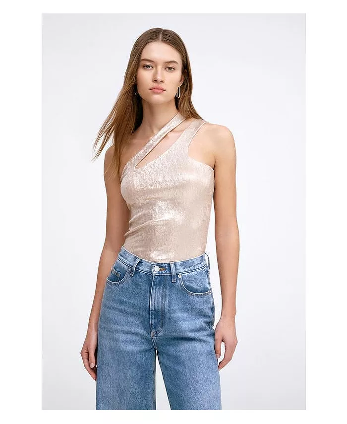 

Женский топ Siren Metallic Marcella, золотой