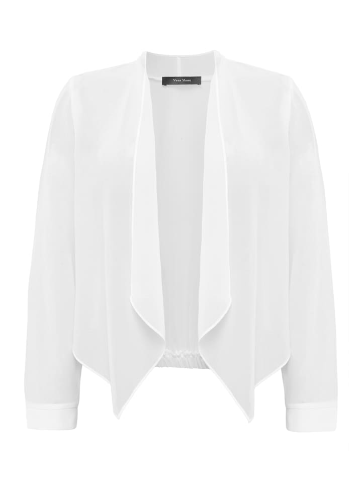 

Vera Mont Блузка-жакет без застежки, кремового цвета