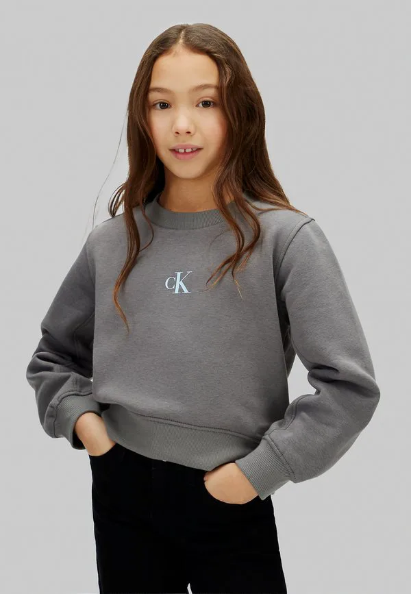 Толстовка с логотипом Calvin Klein Jeans, Granite Gray — фото 2