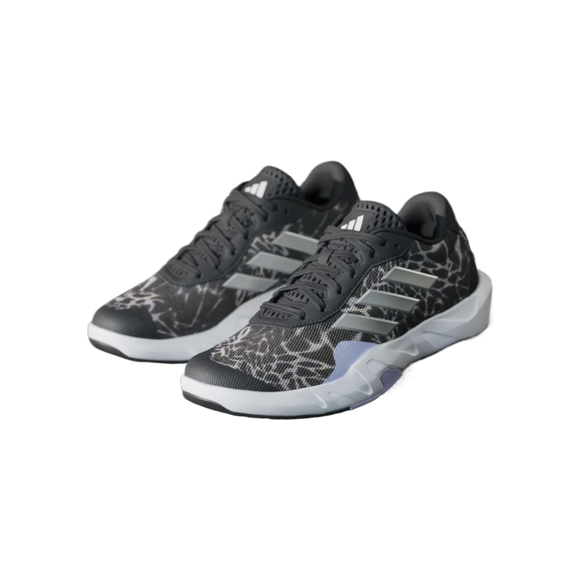 Adidas Amplimove Универсальные Тренеры Core Black Matte Silver Cloud White Женские - Черный/Темно-Серебряный Металлик/Белый, цвет Black/Dark Silver Metal/White — фото 4