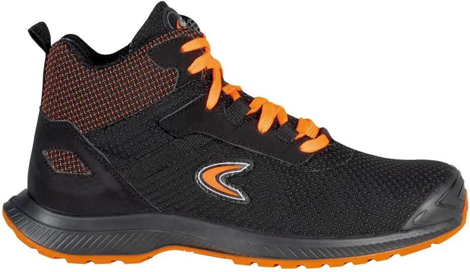 Защитная обувь COFRA Rushing S3L FO SR, легкая мужская рабочая обувь, Black Orange