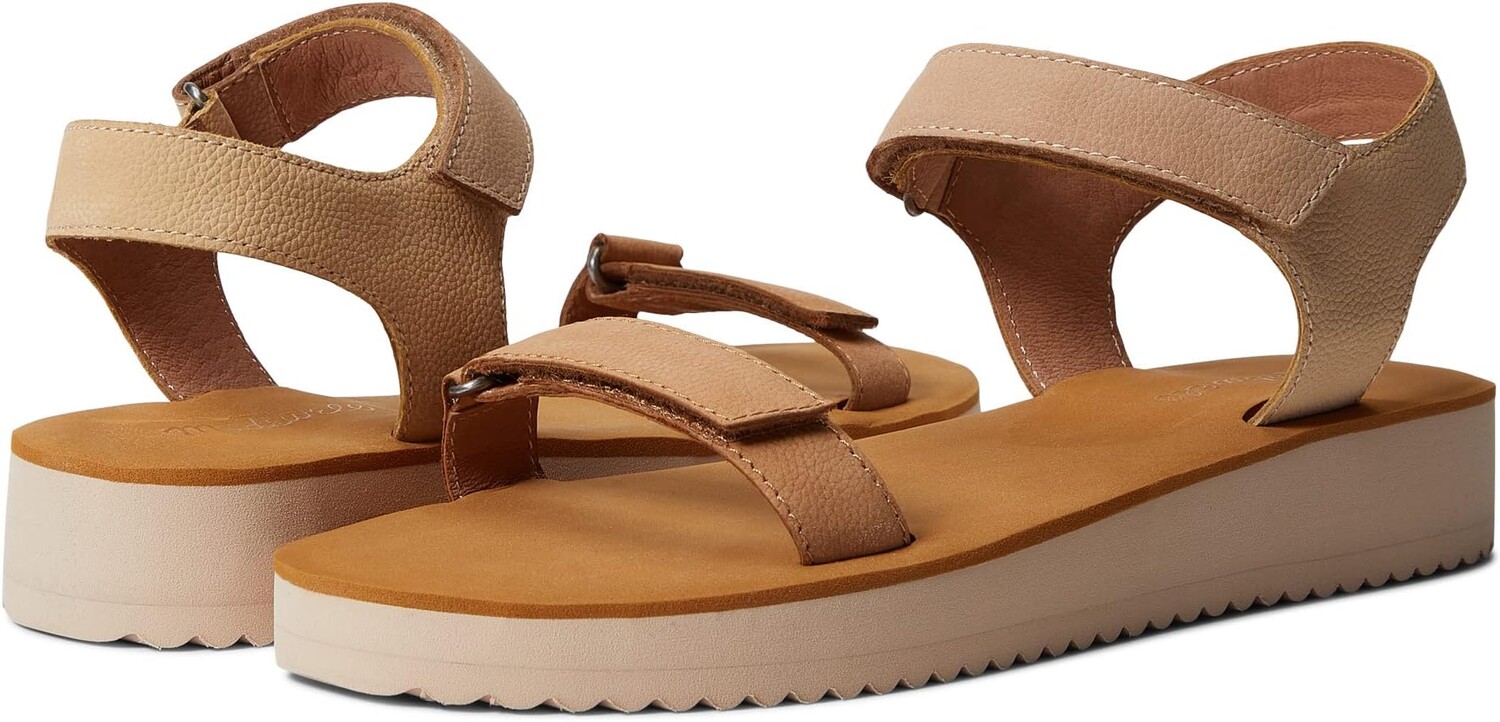 

Сандалии Madewell The Maggie Sandal in Color-Block, цвет Sandstone Multi