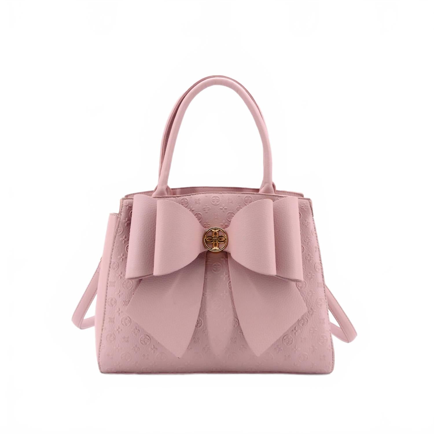 

Like Dreams Женская сумка Crossi Elegance Large Bow из веганской кожи, нежно-розового цвета